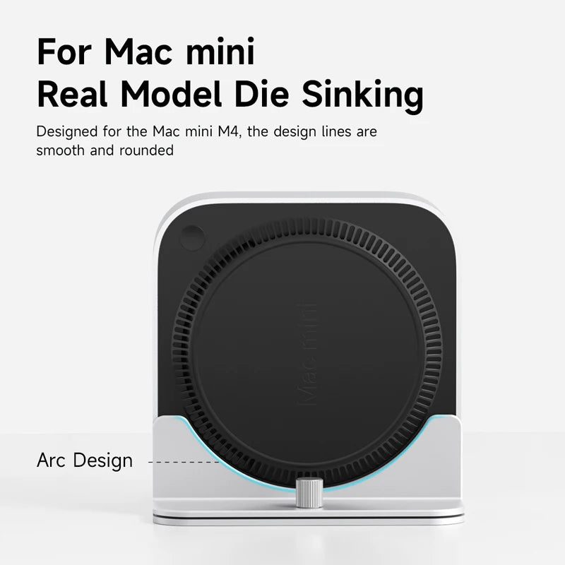 Homixy Perch Aluminium Mini-PC Vertical Stand — Homixy Modern Desks & Workspace Accessories — view 2