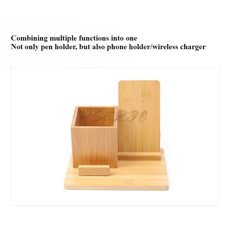 Homixy Ridge Bamboo Multi-Function Desk Organiser — Homixy Modern Desks & Workspace Accessories — view 4
