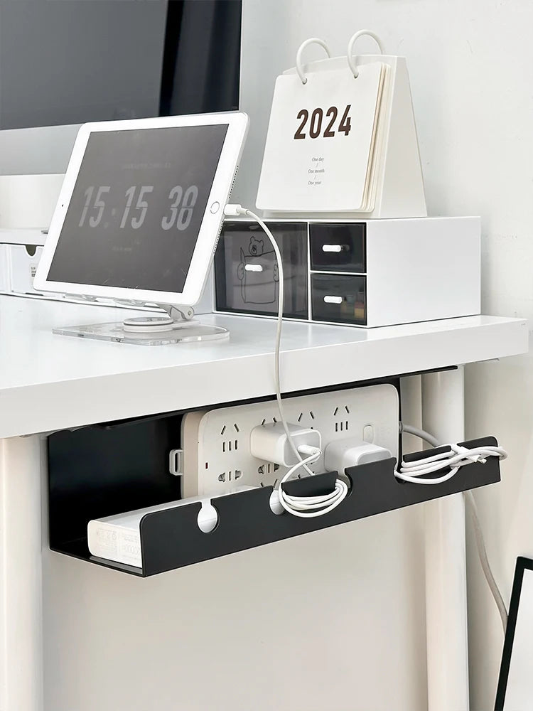 Homixy Bunker Under-Desk Router and Cable Box — Homixy Modern Desks & Workspace Accessories — view 4