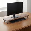 Homixy Stilt Wood and Steel Monitor Riser — Homixy Modern Desks & Workspace Accessories