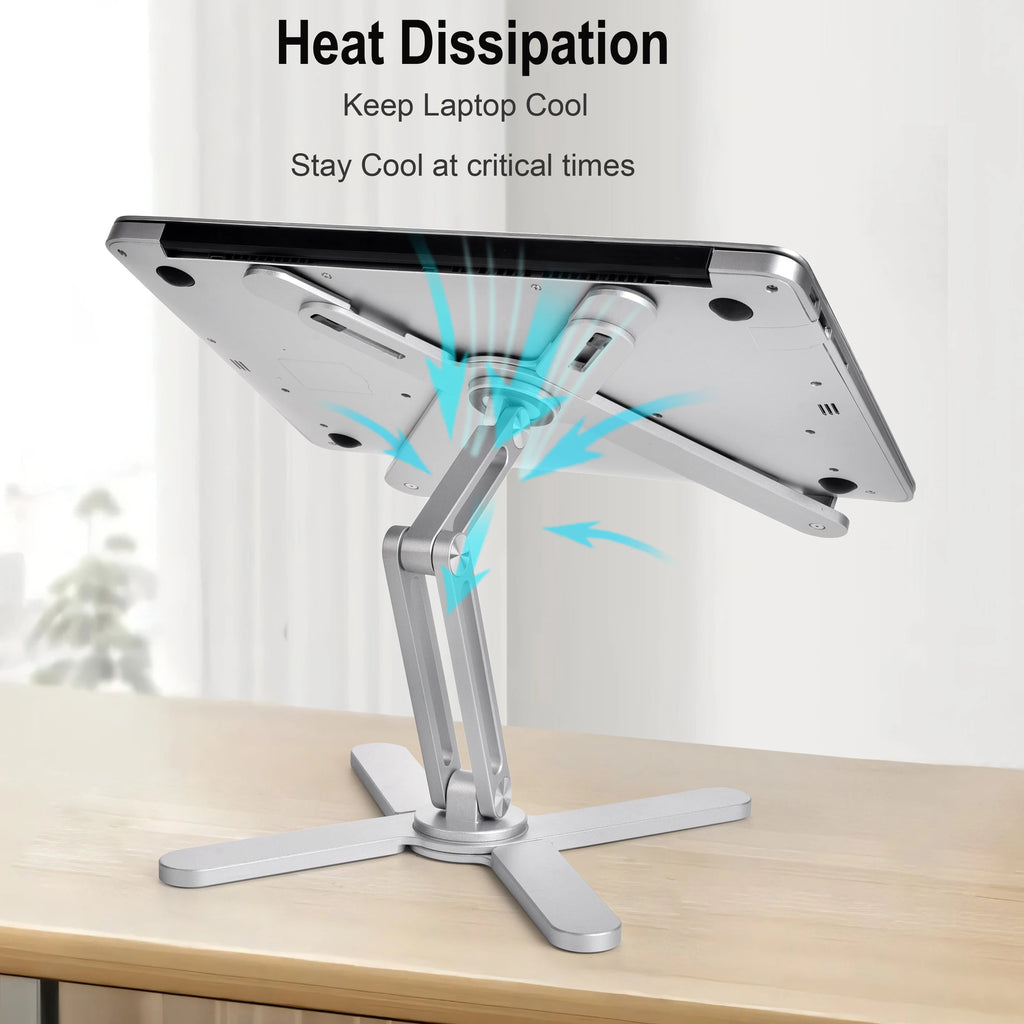 Homixy Arc Rotating Aluminium Laptop Stand — Homixy Modern Desks & Workspace Accessories — view 5