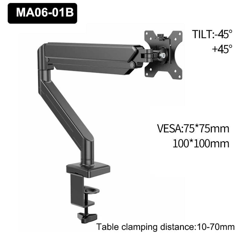 Homixy Pivot Arm Adjustable Monitor Mount — Homixy Modern Desks & Workspace Accessories — view 5