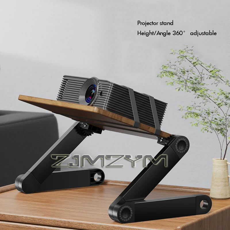 Homixy Fold Adjustable Solid Wood Monitor Riser — Homixy Modern Desks & Workspace Accessories — view 3