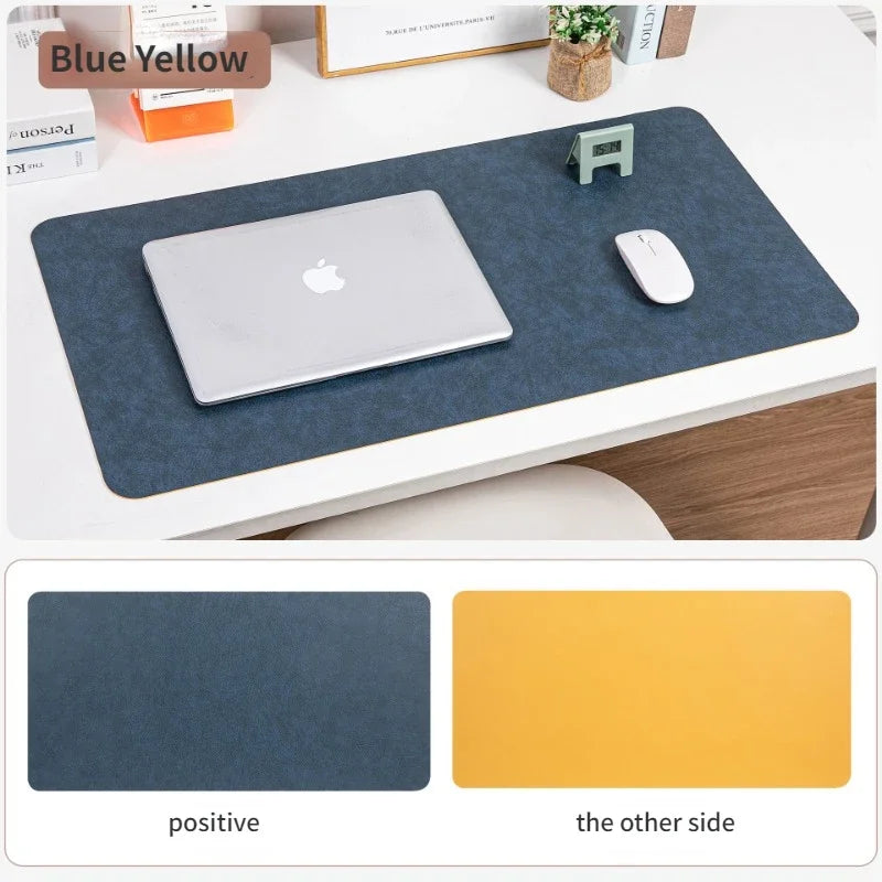 Homixy Saddle Reversible Leather Desk Pad — Homixy Modern Desks & Workspace Accessories — view 5