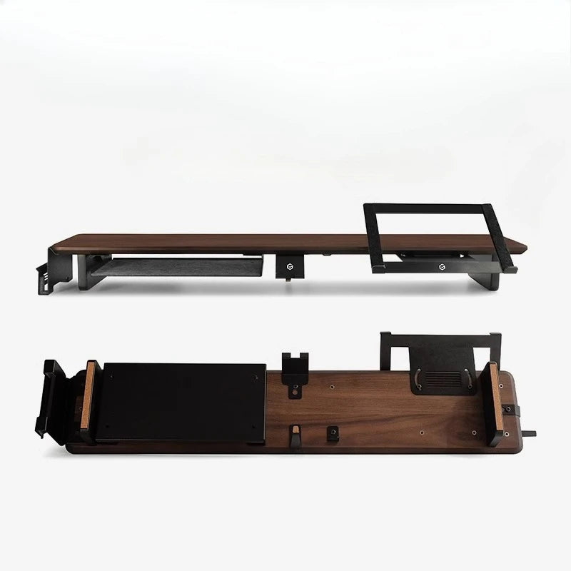 Homixy Kaido Modular Walnut Monitor Riser — Homixy Modern Desks & Workspace Accessories — view 2