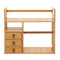 Homixy Stack Desktop Bookshelf with Drawers — Homixy Modern Desks & Workspace Accessories