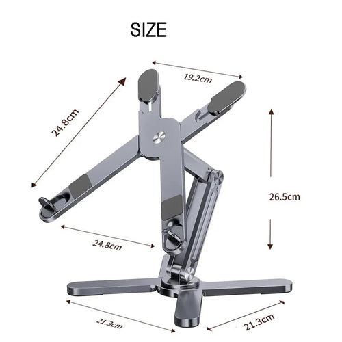 Homixy Arc Rotating Aluminium Laptop Stand — Homixy Modern Desks & Workspace Accessories — view 2