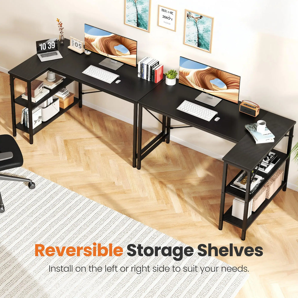 Homixy Angle L-Shaped Corner Desk — Homixy Modern Desks & Workspace Accessories — view 4