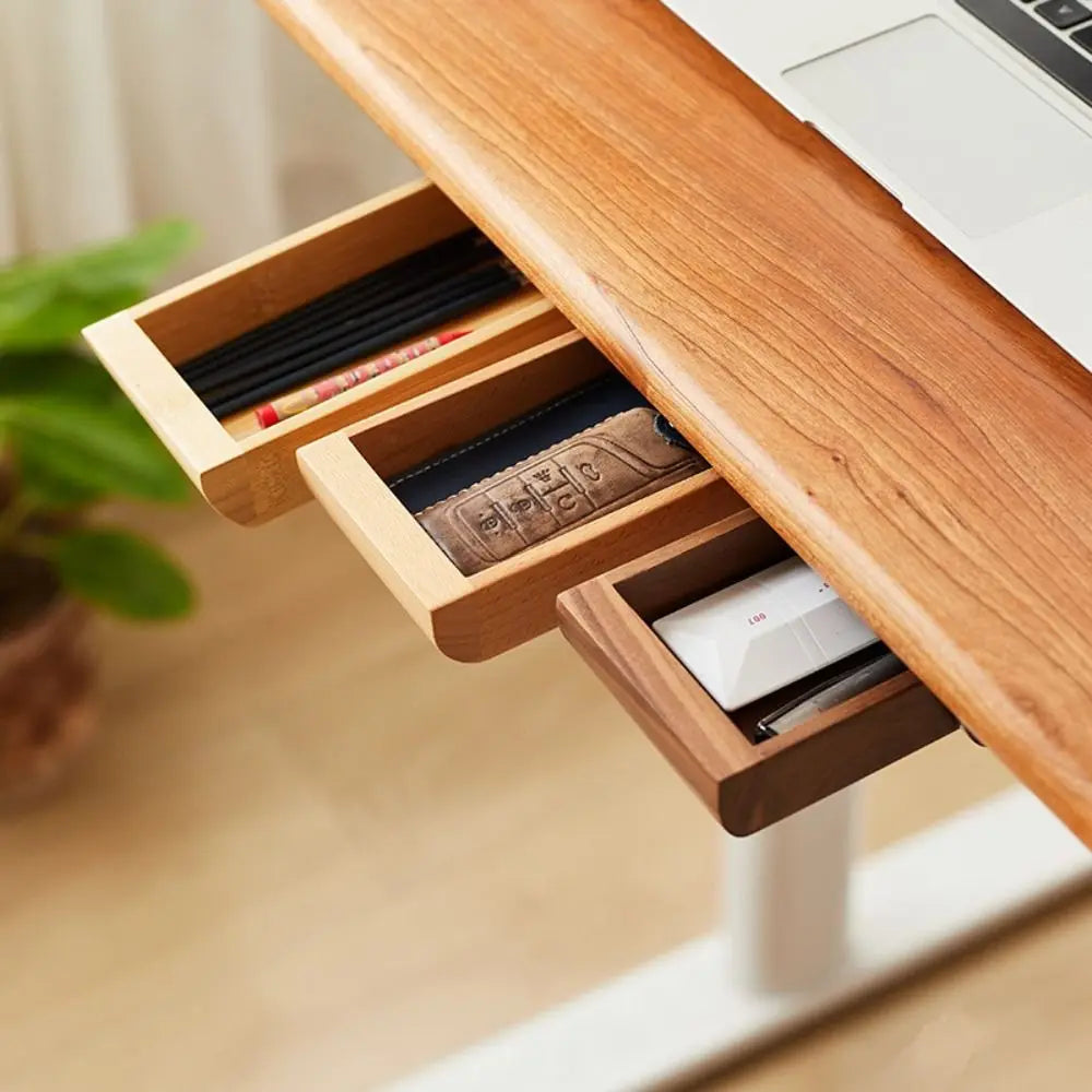 Homixy Tuck Adhesive Under-Desk Drawer — Homixy Modern Desks & Workspace Accessories — view 2