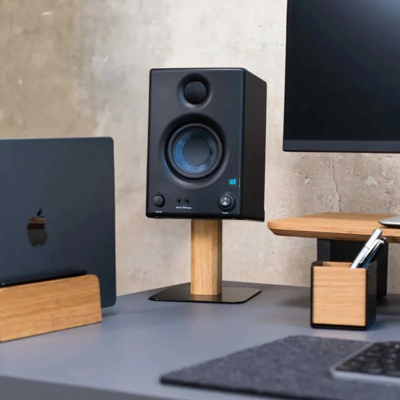 Homixy Riser Walnut Desktop Speaker Stands — Homixy Modern Desks & Workspace Accessories — view 5