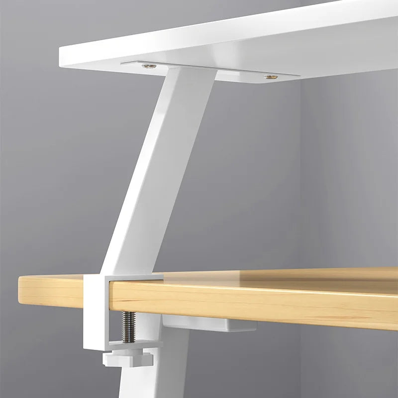 Homixy Clamp Edge-Mount Wooden Storage Rack — Homixy Modern Desks & Workspace Accessories — view 5