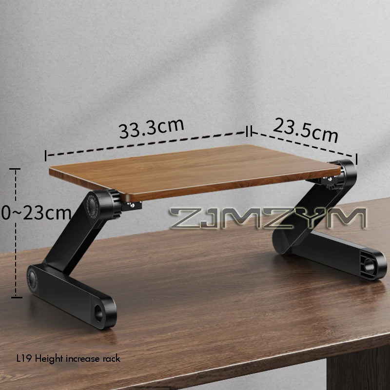 Homixy Fold Adjustable Solid Wood Monitor Riser — Homixy Modern Desks & Workspace Accessories — view 5