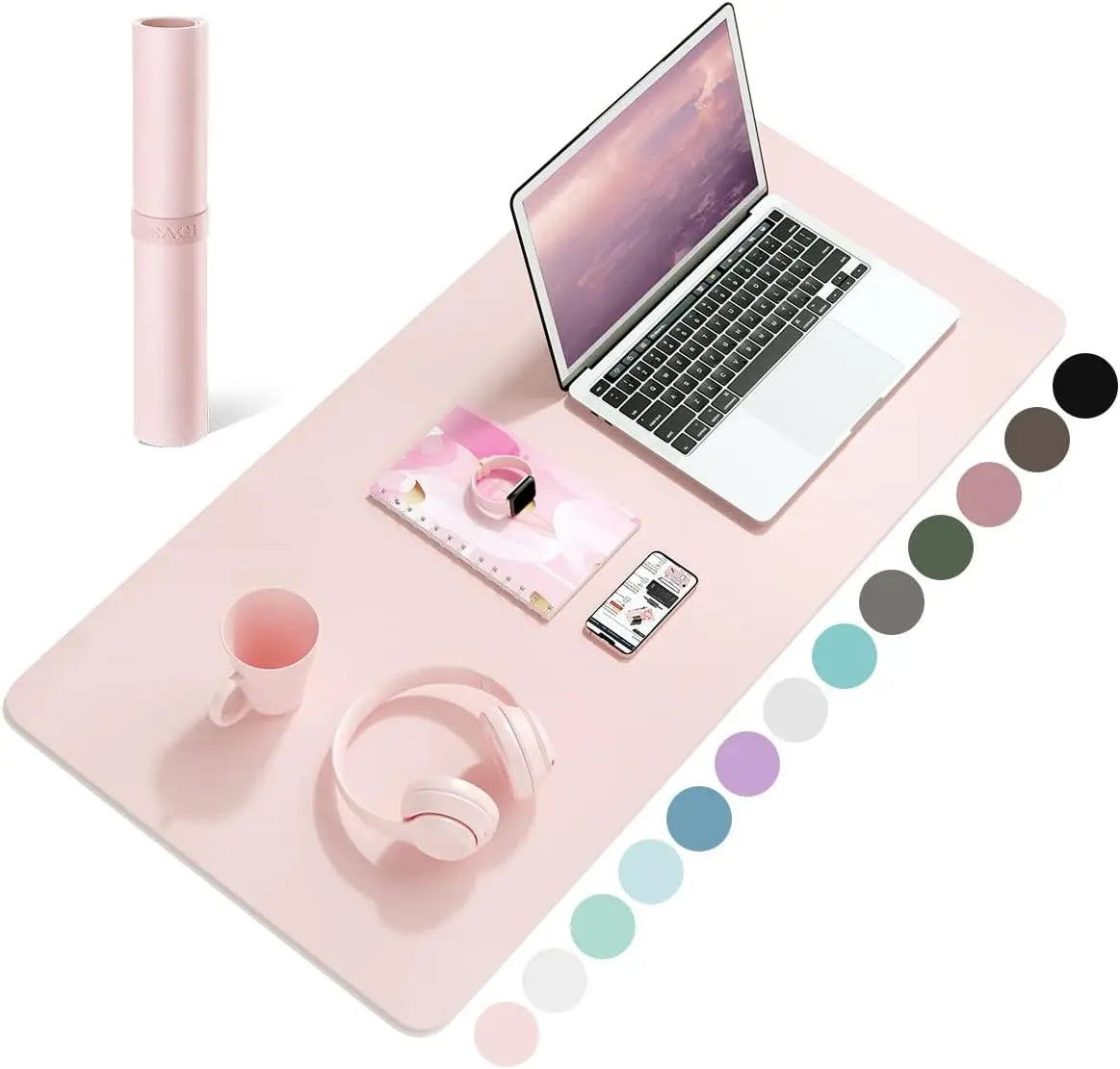 Homixy Line Leather Desk Pad — Homixy Modern Desks & Workspace Accessories