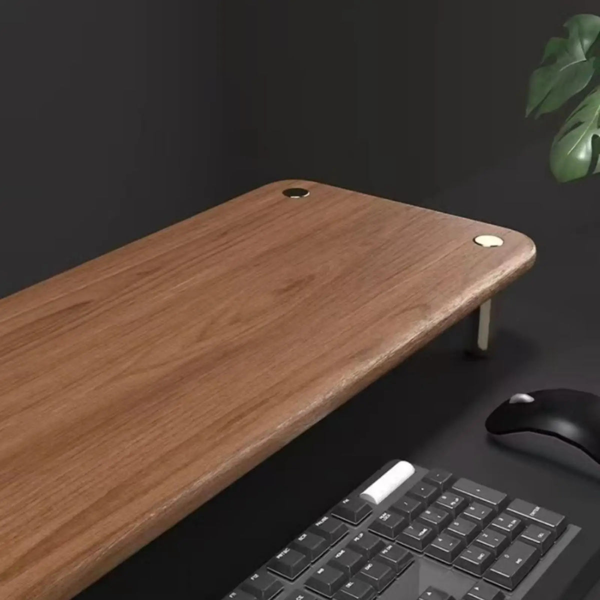 Homixy Stilt Wood and Steel Monitor Riser — Homixy Modern Desks & Workspace Accessories — view 3