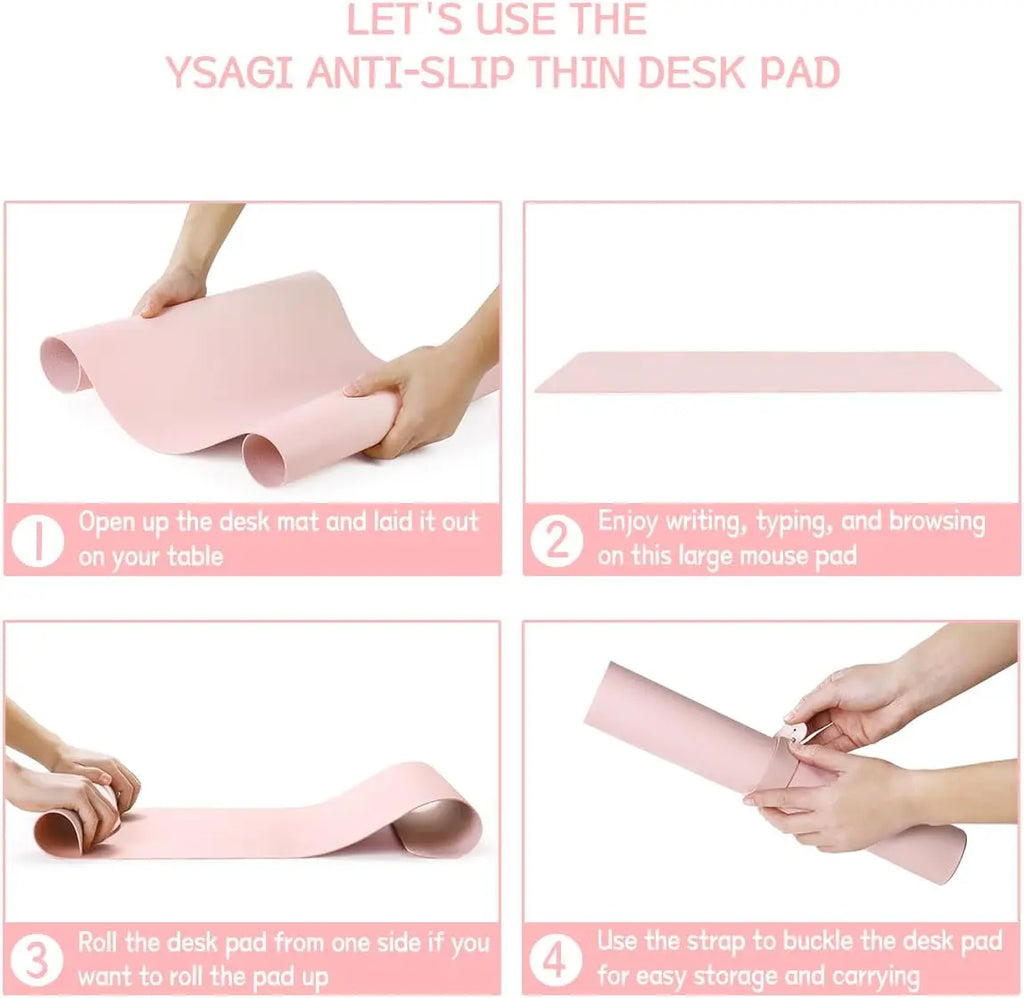 Homixy Line Leather Desk Pad — Homixy Modern Desks & Workspace Accessories — view 5