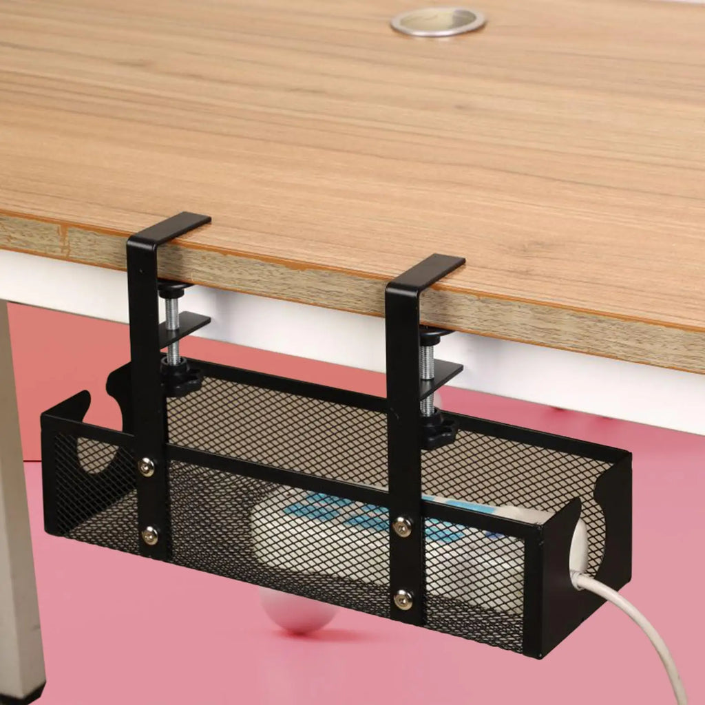 Homixy Trellis Under-Desk Steel Cable Tray — Homixy Modern Desks & Workspace Accessories — view 3