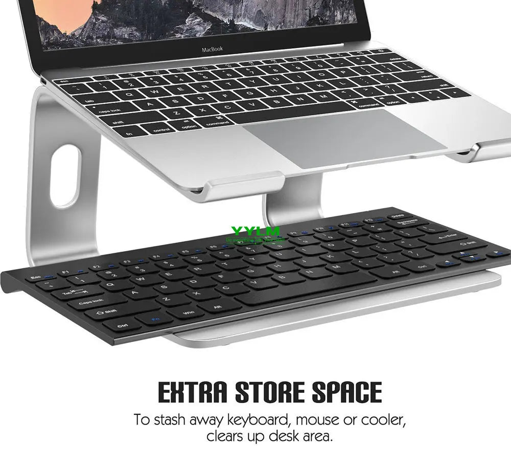 Homixy Lift Aluminium Laptop Riser — Homixy Modern Desks & Workspace Accessories — view 4