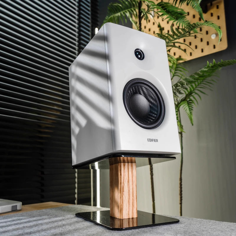 Homixy Riser Walnut Desktop Speaker Stands — Homixy Modern Desks & Workspace Accessories — view 3