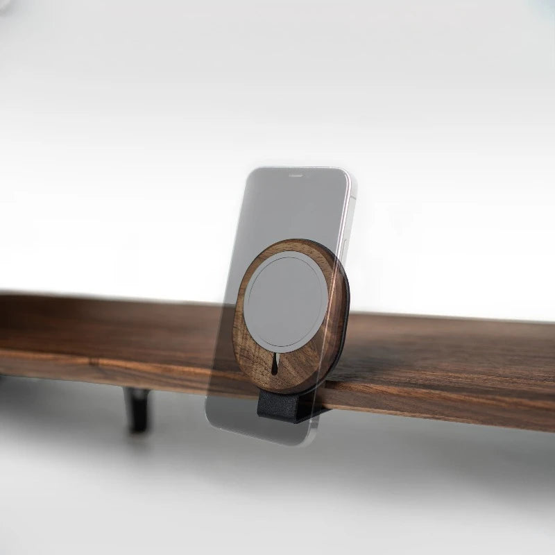 Homixy Dock Walnut Modular Charging Stand — Homixy Modern Desks & Workspace Accessories — view 3