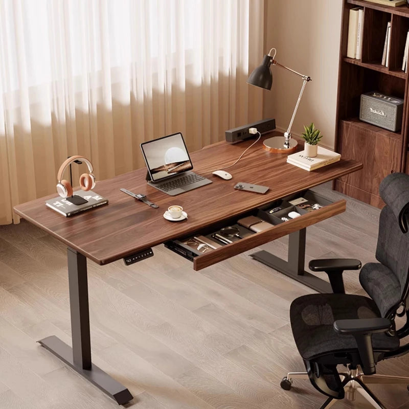 Homixy Rail Black Walnut Under-Desk Tray — Homixy Modern Desks & Workspace Accessories — view 4