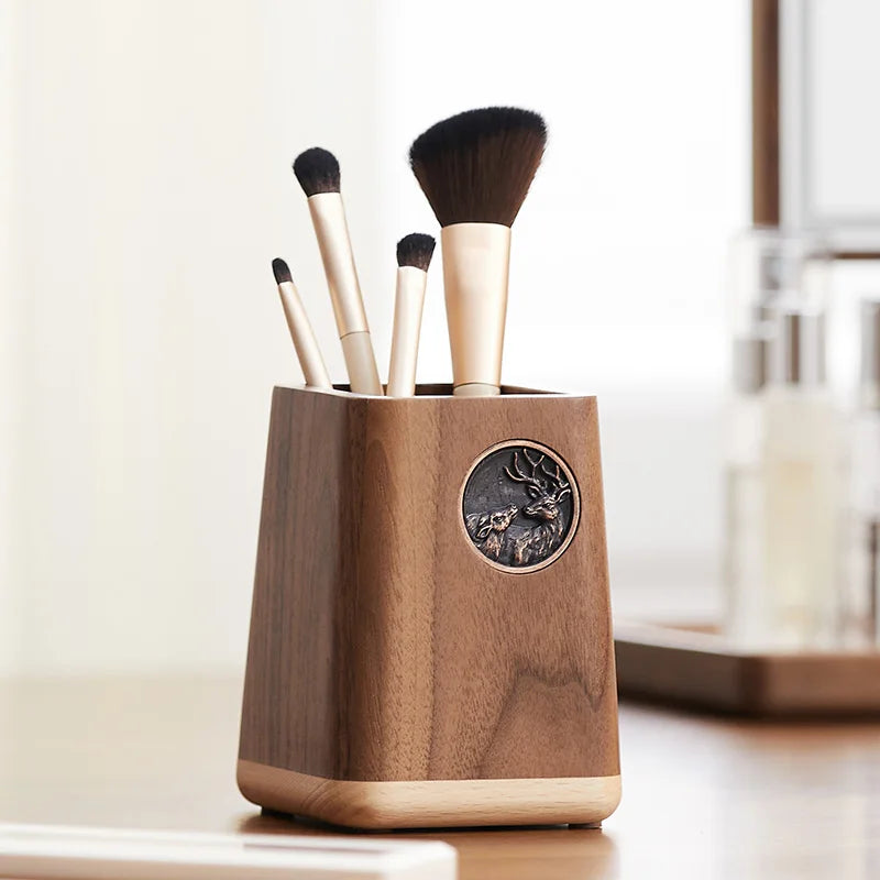 Homixy Quill Black Walnut Pen Block — Homixy Modern Desks & Workspace Accessories — view 3