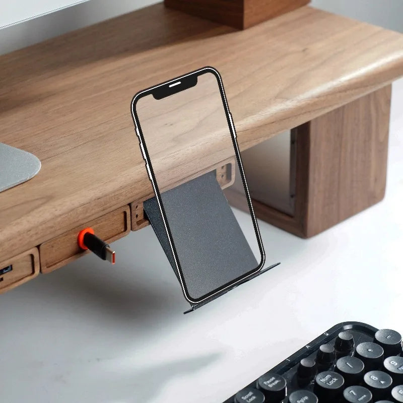 Homixy Tenon Solid Wood Modular Monitor Riser — Homixy Modern Desks & Workspace Accessories — view 2
