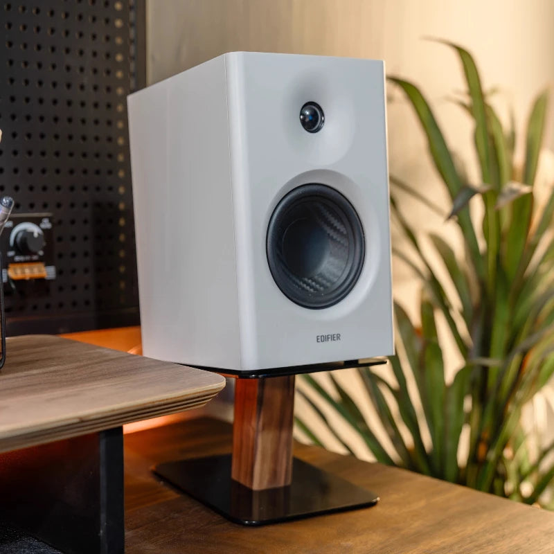Homixy Riser Walnut Desktop Speaker Stands — Homixy Modern Desks & Workspace Accessories — view 2