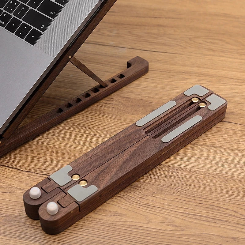 Homixy Pivot Solid Wood Laptop Riser — Homixy Modern Desks & Workspace Accessories