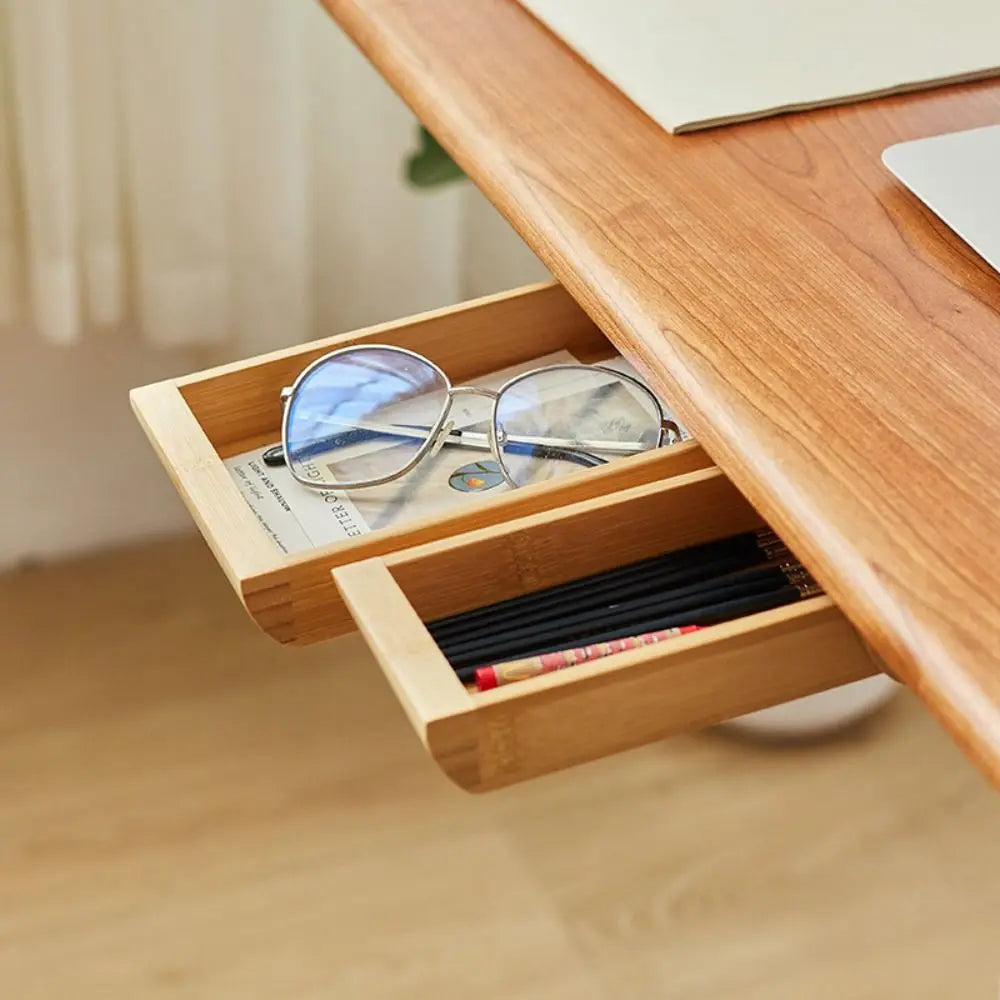 Homixy Slip Bamboo Under-Desk Hidden Drawer — Homixy Modern Desks & Workspace Accessories — view 5