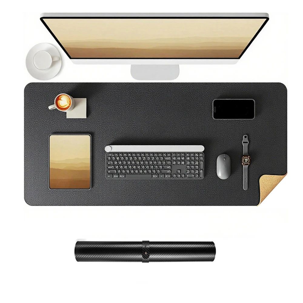 Homixy Carbon Cork Reversible Desk Mat — Homixy Modern Desks & Workspace Accessories — view 2