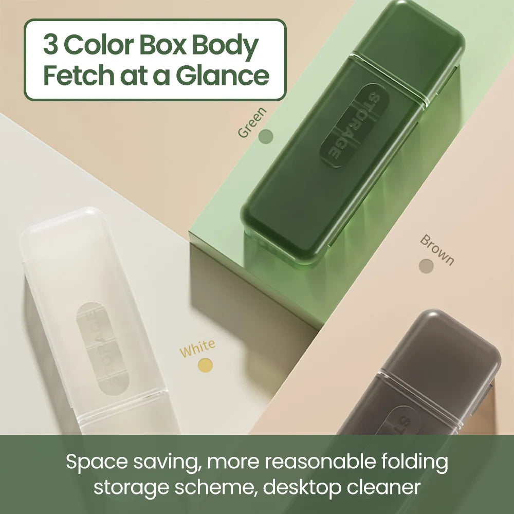 Homixy Segment Seven-Slot Cable Organiser Case — Homixy Modern Desks & Workspace Accessories — view 5