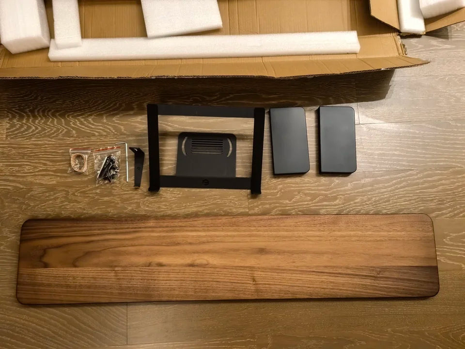 Homixy Kaido Modular Walnut Monitor Riser — Homixy Modern Desks & Workspace Accessories — view 5