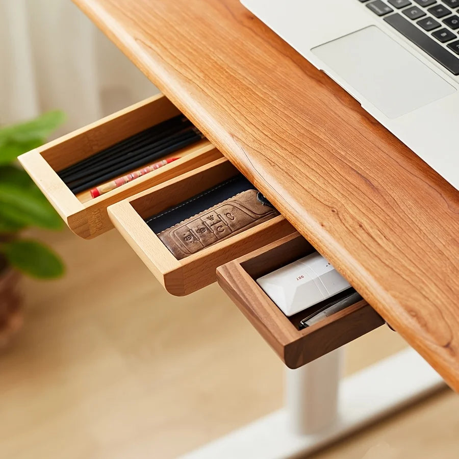 Homixy Glide Walnut Under-Desk Drawer — Homixy Modern Desks & Workspace Accessories — view 5