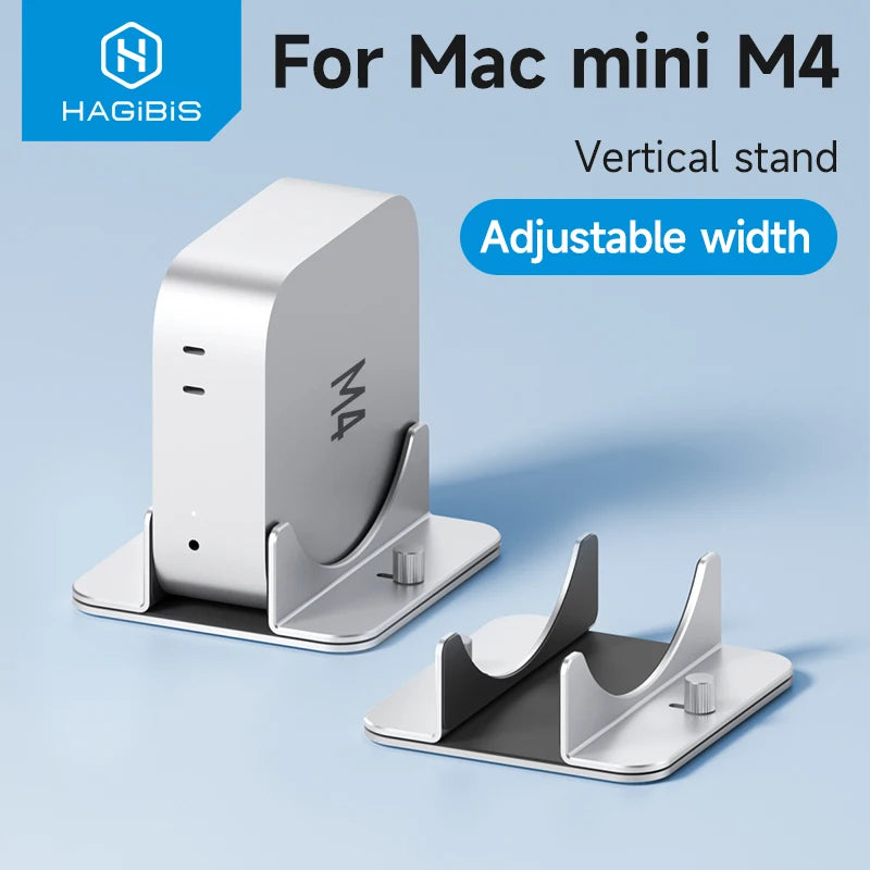 Homixy Perch Aluminium Mini-PC Vertical Stand — Homixy Modern Desks & Workspace Accessories