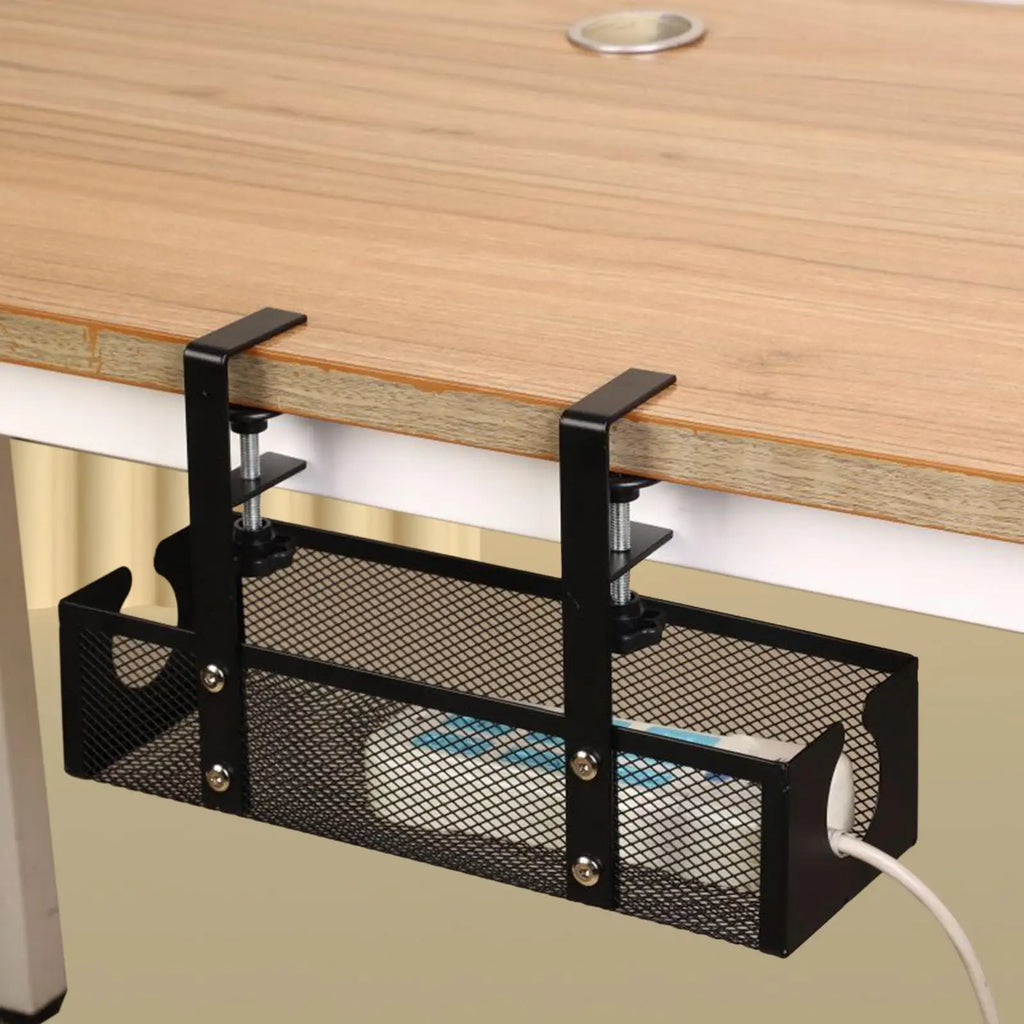 Homixy Trellis Under-Desk Steel Cable Tray — Homixy Modern Desks & Workspace Accessories