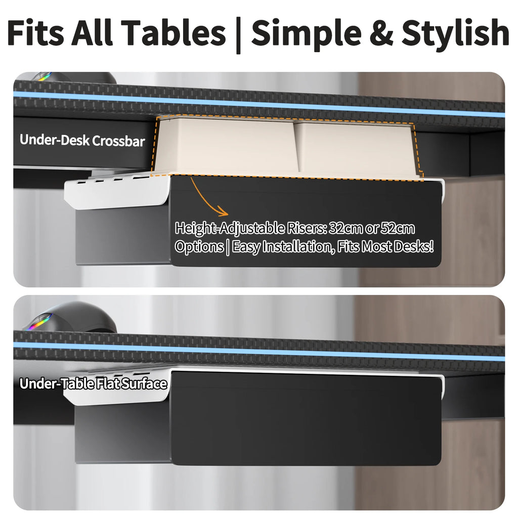 Homixy Shadow No-Drill Under-Desk Drawer — Homixy Modern Desks & Workspace Accessories — view 5