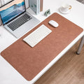 Homixy Saddle Reversible Leather Desk Pad — Homixy Modern Desks & Workspace Accessories