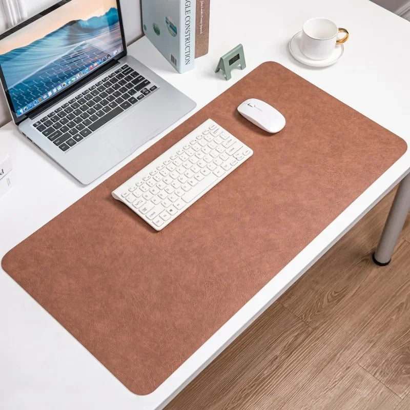 Homixy Saddle Reversible Leather Desk Pad — Homixy Modern Desks & Workspace Accessories