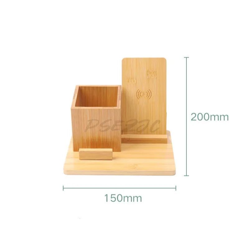 Homixy Ridge Bamboo Multi-Function Desk Organiser — Homixy Modern Desks & Workspace Accessories — view 2