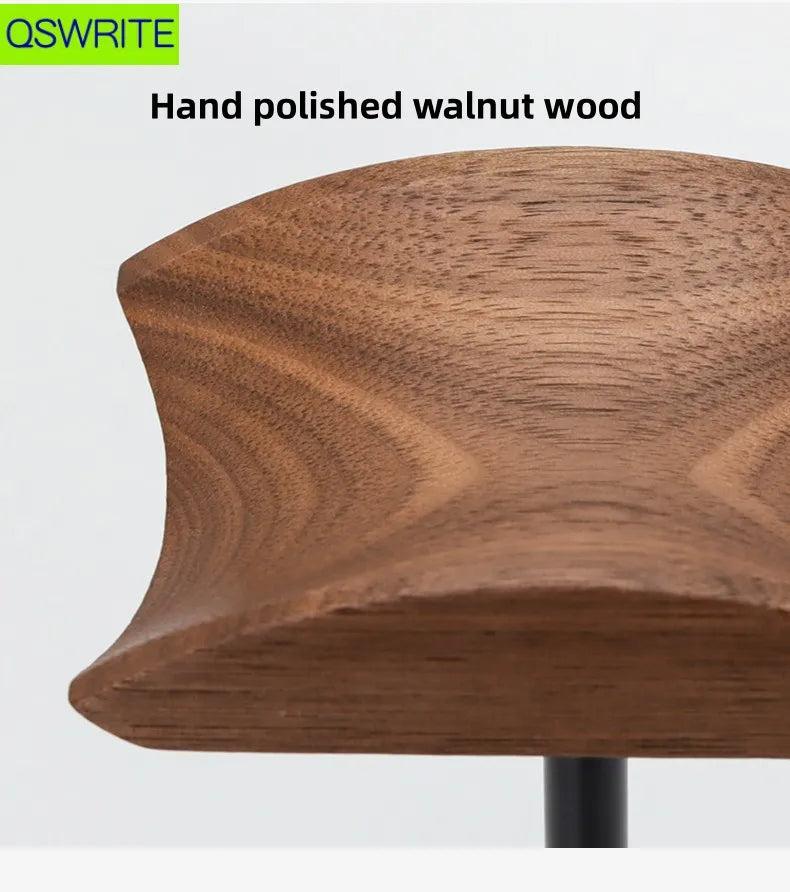 Homixy Crest Solid Walnut Headphone Perch — Homixy Modern Desks & Workspace Accessories — view 5